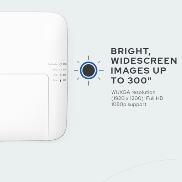 white Epson full HD cinema powerlite h474a 1940w 3LCD projector | 4200 lumens - Picture 2 of 8